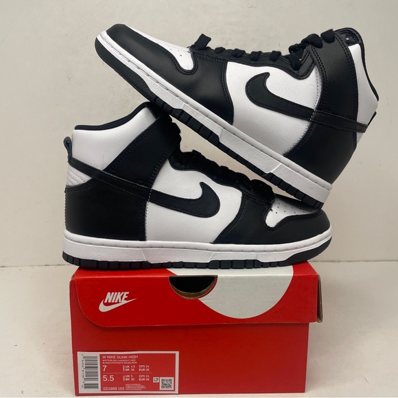 Nike Shoes - Nike Dunk High WMNS “Panda/Black White” 2023